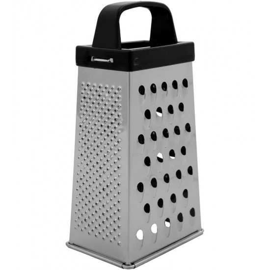 Ralador 4 Faces 16,5cm De Altura Quadrado Preto Aço Inox Class Home